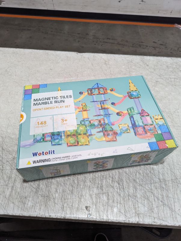Photo 1 of 148PCS Magnetic Tiles Pipe Magnetic Blocks Magnets Toys for Kids Toddler Toys, Compatible with Major Brands Magnet Toys, Magnetic Building Set Magnet Tiles Building Block for Age 8-12 Girl Boy Toys 