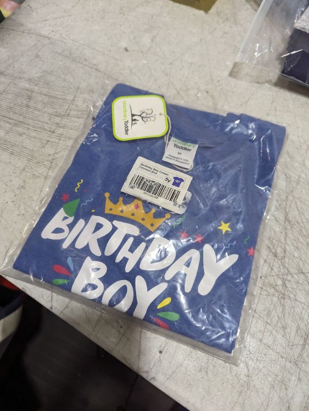 Photo 2 of Birthday boy Shirt Happy First 1st 2nd 3rd 4th 5th Toddler Boys Year Old Crown - 5yr