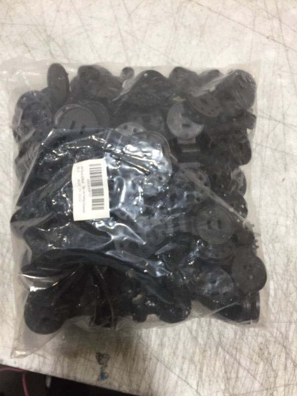 Photo 1 of 100 Pieces of Black Shade Cloth Clips, Sunshade Netting Fixing Clips, Reusable Sunshade Cloth Clips,Round Plastic Sunshade Clips, Anti-Bird Netting, Sunshade Net and Garden Netting Accessories