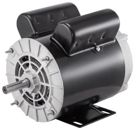 Photo 1 of Air Compressor Motor 2HP 3450 RPM Electric ODP Compressor Motor 5/8 in. Shaft 56 Frame Single Phase, 115-Volt/230-Volt
