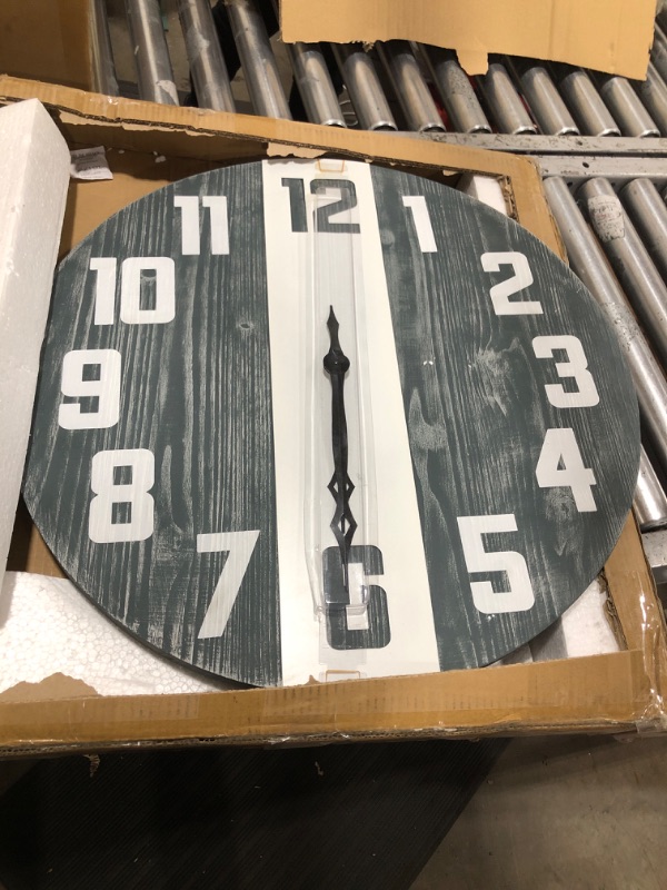 Photo 1 of 23.5'' Wood Clock