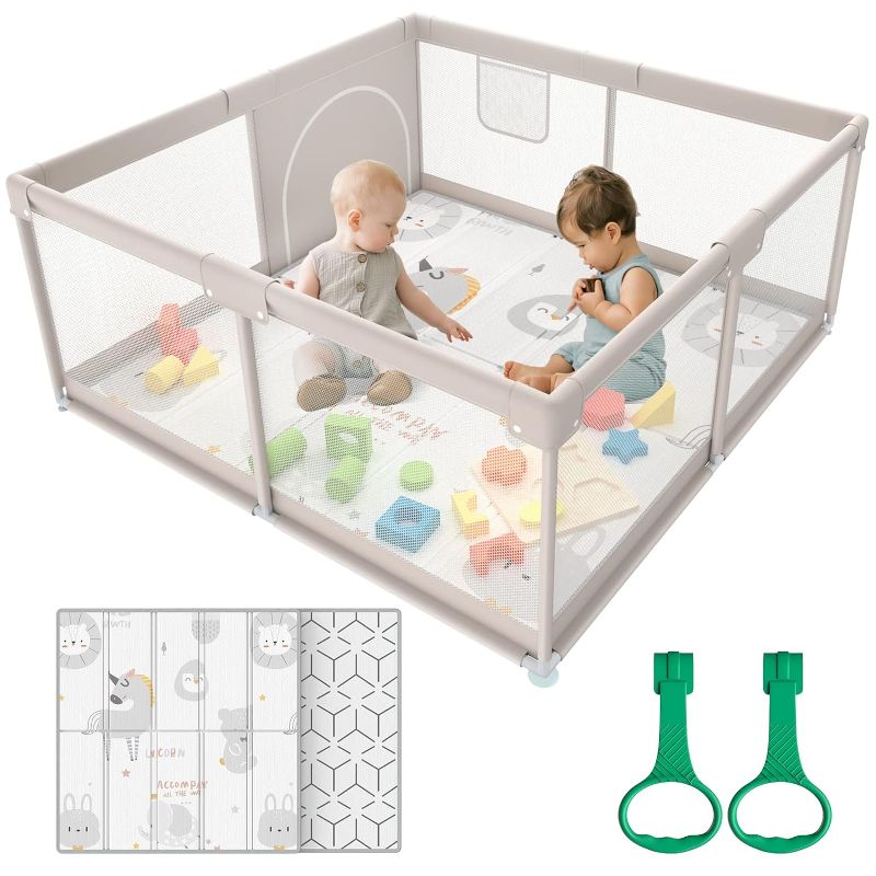 Photo 1 of Baby Playpen with Mat, **UNKNOWN SIZE**