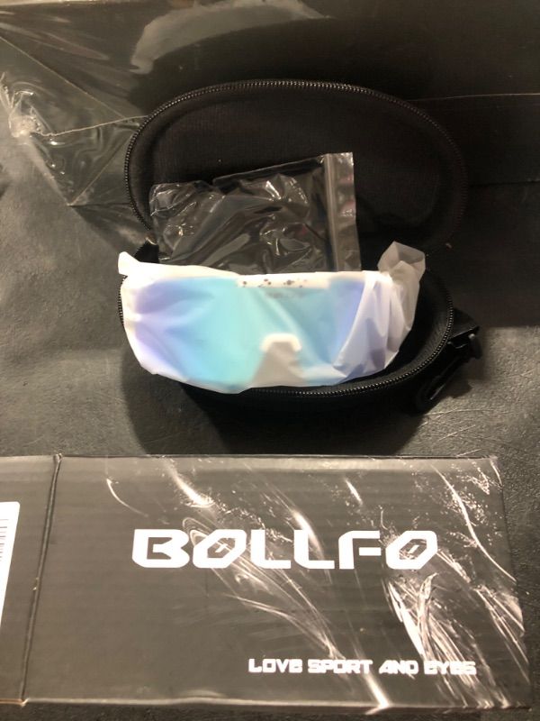 Photo 2 of BOLLFO Cycling Sunglasses, UV 400 Eye Protection Polarized Eyewear for Men Women