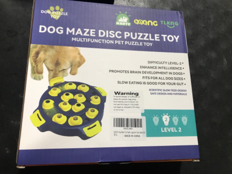 Photo 2 of  KADTC Dog Puzzle Maze Toy Blue