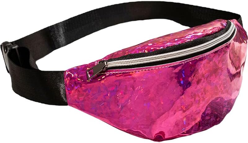 Photo 1 of Belt Bag for Women Small Fashionable Waist Packs Crossbody Fanny Pack with Adjustable Strap Sling Bags Chest Bag for Workout Running Traveling Hiking Pink 