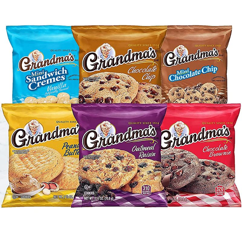 Photo 1 of  BB JULY 4.23 Grandma's Cookies Variety Pack 30 Count