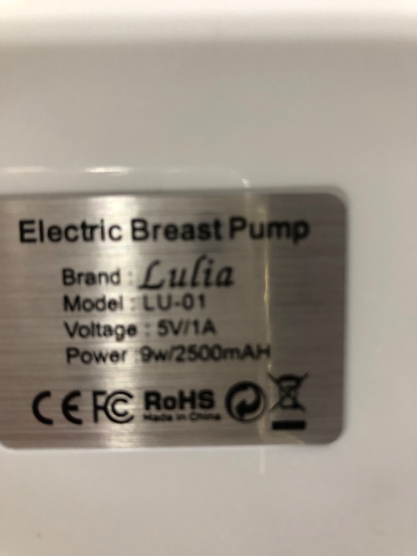 Photo 1 of Double Electric Breast Pump with 10 Breastmilk Storage Bags, 2 Flanges and Milk Extractor, Breastfeeding Pump with 4 Modes, 9 Levels, Portable, Strong Suction Power, Quiet, Pain Free 1.white