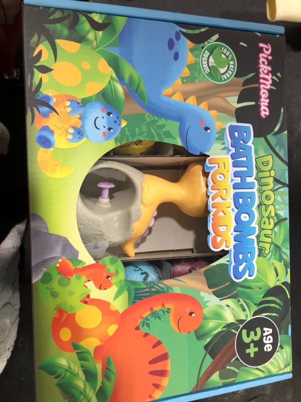 Photo 1 of 16+1 Pcs Dinosaur Bath Bombs, Bath Bombs for Kids with Dinosaurs, Bonus Dinosaur Egg Water Pistol Bath Bombs for Kids+16 Different inosaurs, Bath Gift for Christmas, Birthday