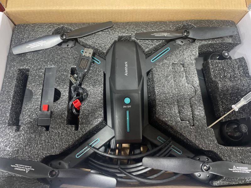 Photo 2 of Drones with Camera for Adults Beginners Kids, Foldable E58 Drone with 1080P HD Camera, RC Quadcopter - FPV Live Video, Altitude Hold, Headless Mode, One Key...
