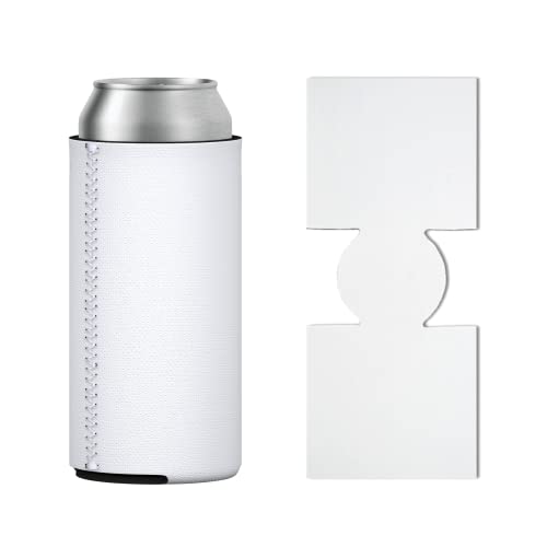 Photo 1 of TahoeBay Unsewn Can Cooler Sublimation Blanks (25-Pack) for 12oz Beer and Soda Cans Plain Unstitched Sleeves
