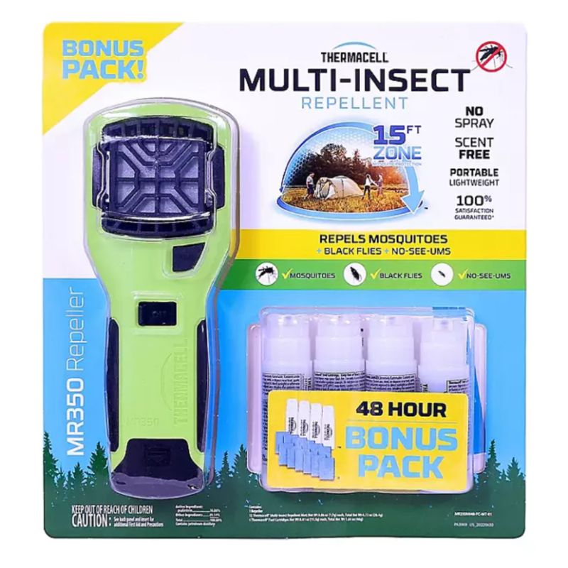 Photo 1 of Thermacell MR350 Repeller Multi-Insect Repellent with 48 Hour Bonus Pack