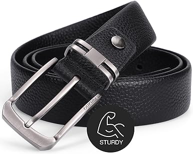 Photo 1 of 130cm OUKUPA Men's Belts,Belt for Men Genuine Leather Belts Jeans Dress Reversible Prong Buckle With Gift Box