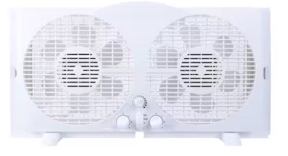 Photo 1 of 
9 in. Twin Window Fan
