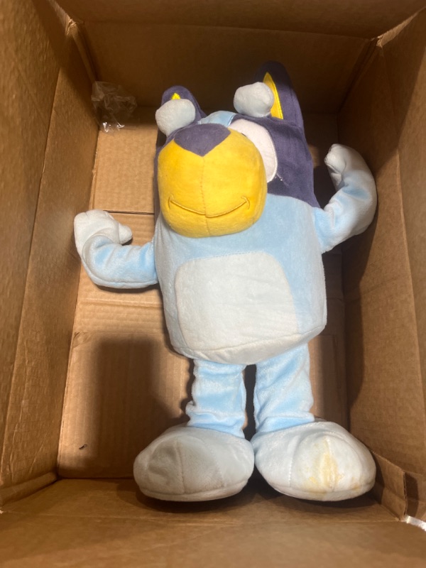 Photo 2 of Bluey Dance and Play 14" Animated Plush | Over 55 Phrases and Songs, Multicolor