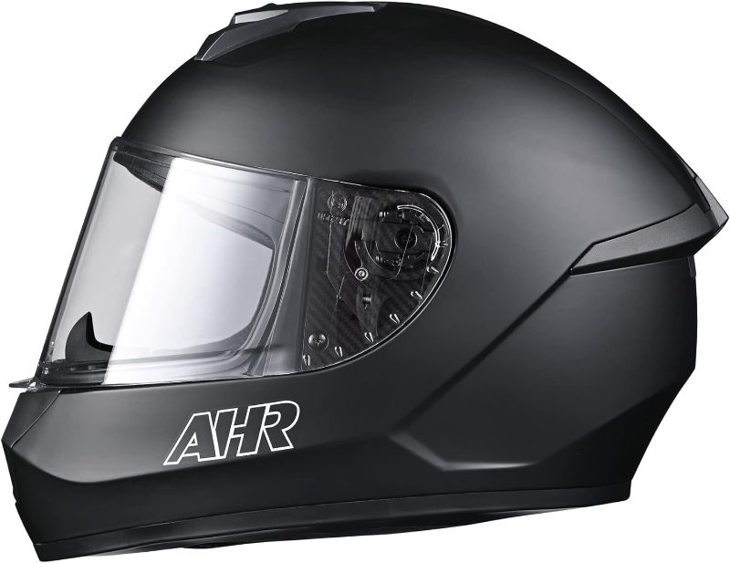 Photo 1 of AHR Full Face Motorcycle Lightweight Street Bike Helmet Touring Racing Run-F3 DOT Approved-  small 