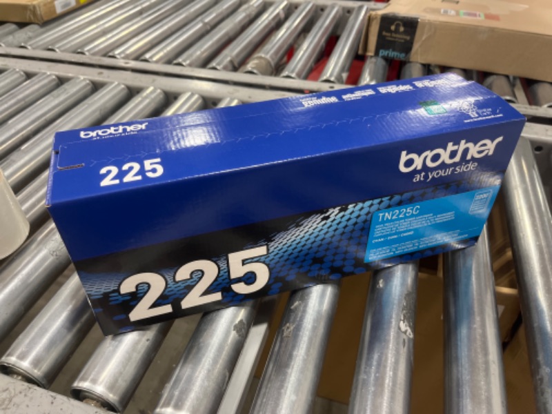 Photo 2 of Brother Printer TN225C High Yield Cyan Toner Cartridge - SEALED - 
