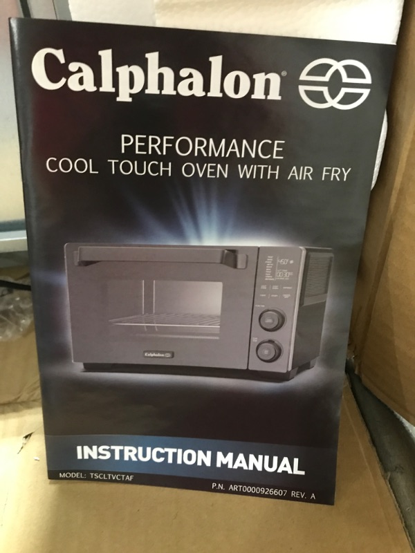 Photo 3 of Calphalon Air Fryer Oven, 11-in-1 Toaster Oven Air Fryer Combo, Cool Touch Exterior, 26.4 QT/25 L, Fits 12" Pizza, Stainless Steel Cool Touch Convection Oven + Air Fry