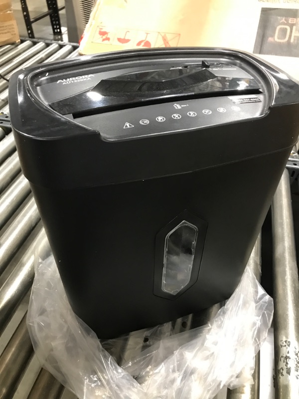 Photo 2 of Aurora AU1220XA 12 Sheet Crosscut Paper and Credit Card Shredder with 5.2 gal Wastebasket 12-Sheet Crosscut Shredder