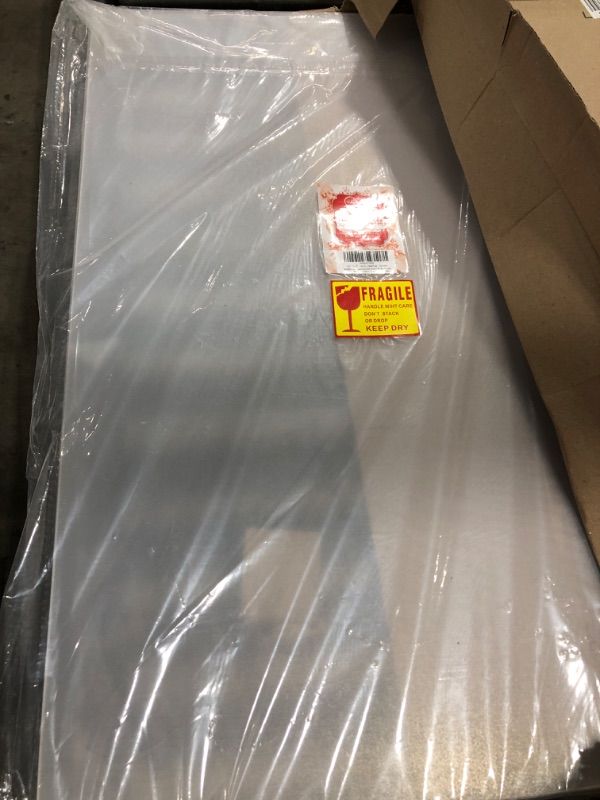 Photo 1 of 12 x 12” Clear Acrylic Sheet Plexiglass (2-Pack) – 1/4” Thick; Use for Craft Projects, Signs, DIY Projects and More; Cut with Cricut, Saw or Hand Tools – No Knives 12x12"
