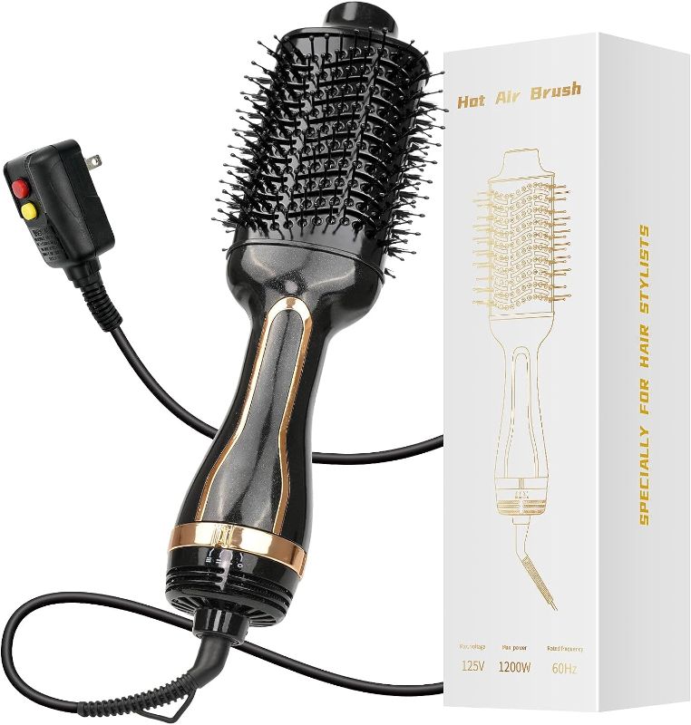 Photo 1 of 7MAGIC Blow Dryer Brush, 1200W Hair Dryer Brush Blow Dryer for Women, One Step Volumizer and Styler in One, Hot Air Brush with Ceramic Coating for Straight and Curling Hair Salon, Anti Frizz
