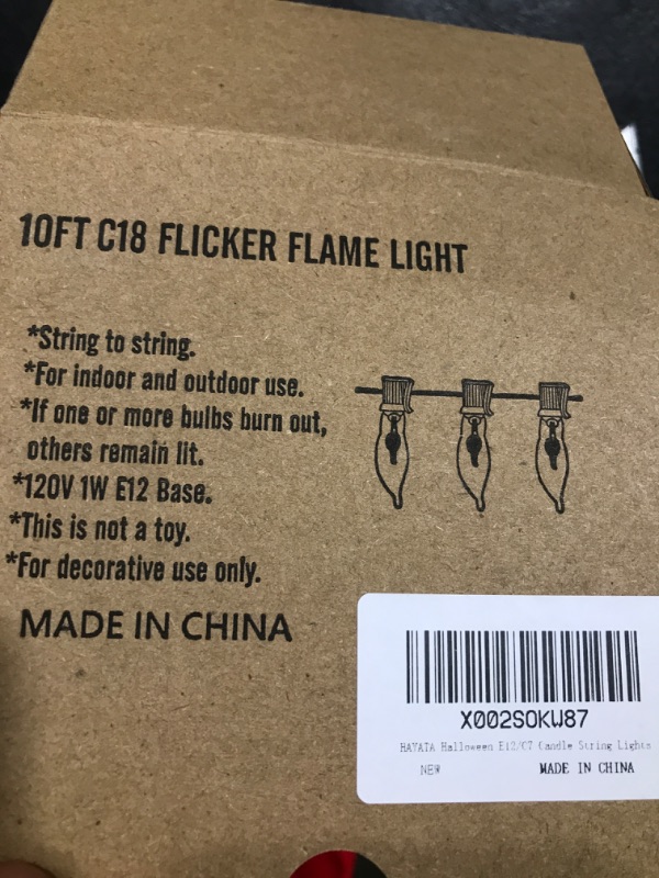 Photo 1 of 10Ct Flicker Flame Light 