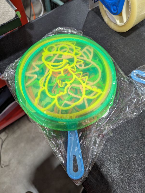 Photo 1 of Bubble Wands Set Bubble Toys - Big Bubbles Wand Funny Bubbles Maker with Tray, Nice for Outdoor Playtime & Birthday Party & Games 