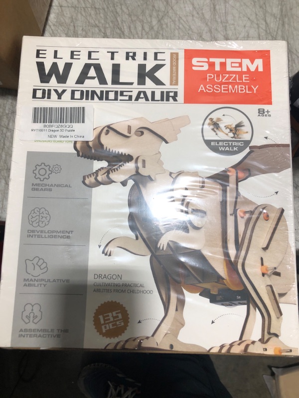 Photo 1 of Boersma STEM Projects for Kids Ages 8-12, Walking Dinosaur Dragon 3D Wooden Puzzle, Building Kits for Kids Ages 8-10 12-16, Science Educational Building Toys Gift for Boys Girls Birthday Christmas Dragon 3d Puzzles