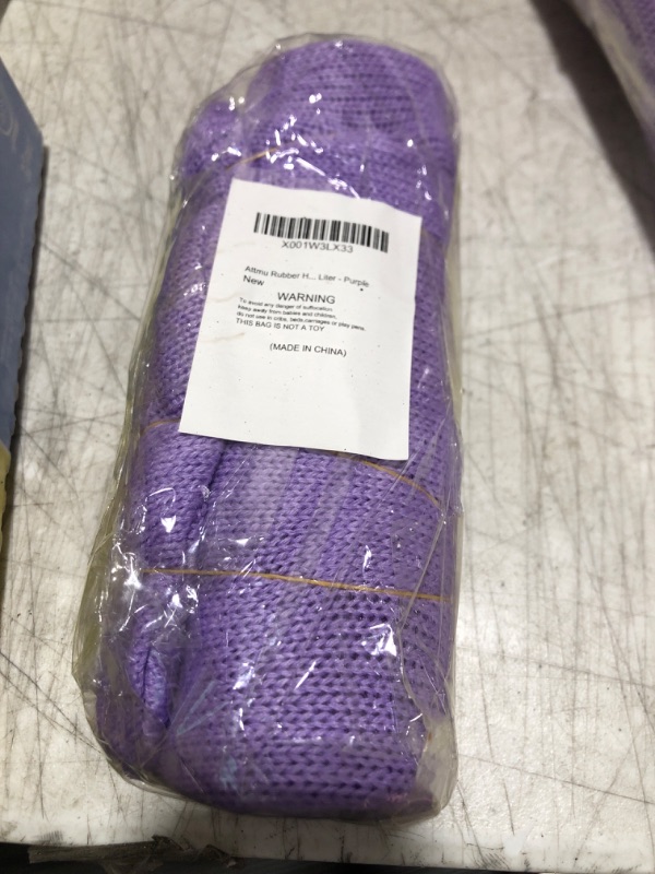 Photo 2 of Attmu Rubber Hot Water Bottle with Cover Knitted, Transparent Hot Water Bag 2 Liter - Purple