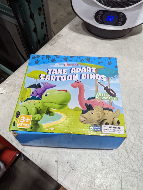 Photo 1 of Kidtastic Take Apart Dinosaur Building Set for Kids Ages 3-9 and Up | Fun with T-Rex, Alamosaurus, Triceratops & Pterodactyl Toys | Educational & Creative STEM Play for Boys & Girls