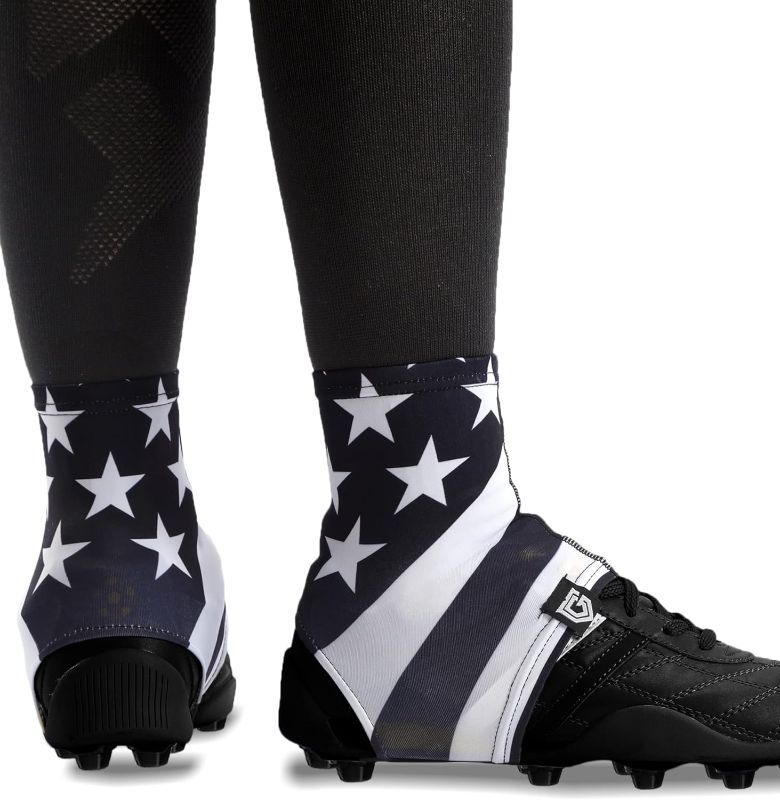 Photo 1 of Gridiron Gladiator Cleat Covers - Football Spats - Football Cleat Cover - Cleat Spats for Soccer, Baseball & Softball - large 
