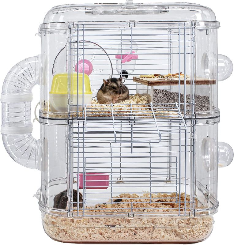 Photo 1 of  Rat Cages and Habitats With Accessories Including Hamster Ball, Food Dish, Water Bottle, Small Animal Playpen 