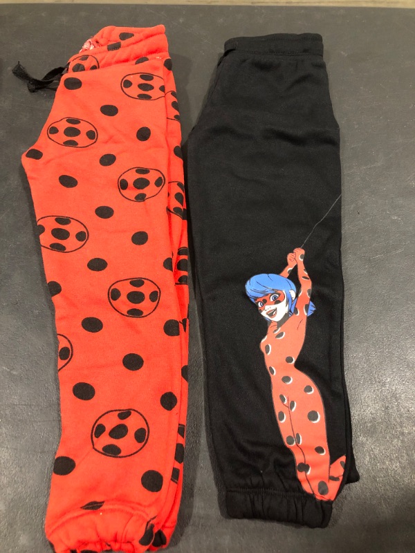 Photo 2 of 5T-Miraculous Ladybug Girls Fleece 2 Pack Leggings Little Kid to Big Kid
