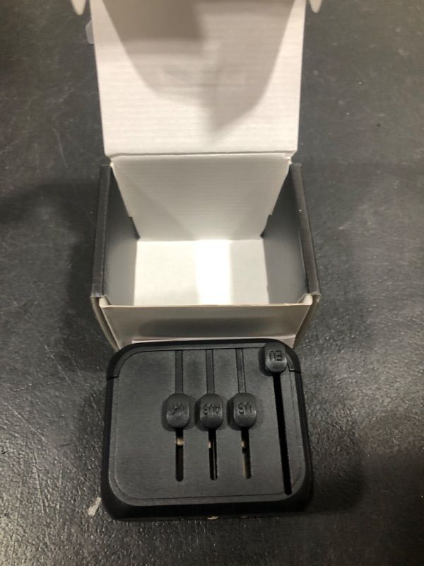 Photo 1 of CHEANDEUL European Travel Plug Adapter All in One International Plug Adapter High Speed 3 USB 2.4A & 1 Type-C 3.0A, Universal Travel Adapter Worldwide AC Outlet Converter for US EU UK AUS Black