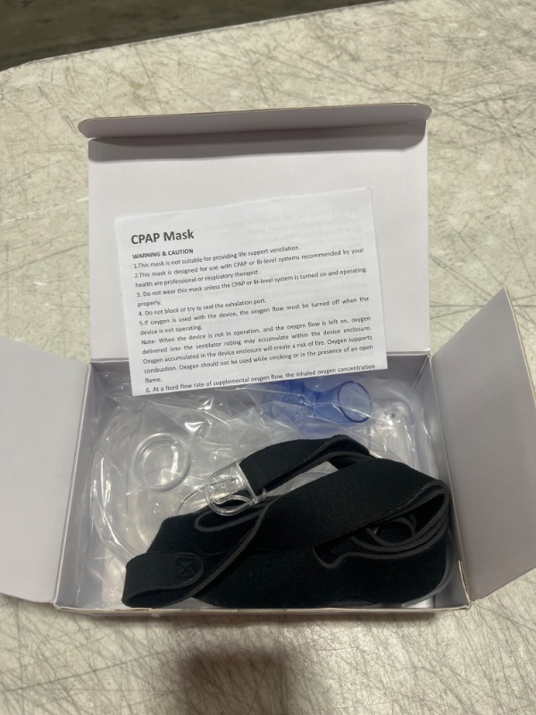 Photo 2 of CPAP Masks Full Face (Extra Large) with Headgear,Comfortable and Reusable Sleep Mask for Various CPAP Machines, Includes Silicone Seal, Extra Large Full Face Mask for Improved Comfort and Fit