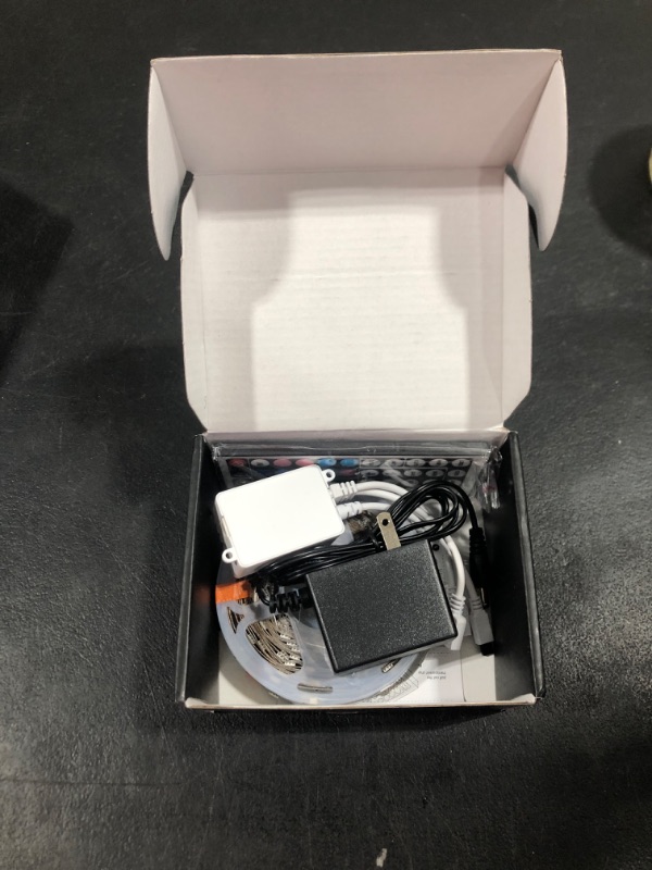 Photo 1 of CHARKEE LED Lights for Bedroom 50 ft, Color Changing LED Strip Lights with 44-Key Remote, 12 Volt RGB SMD5050 Tape Lights for Bedroom, Room Decor, Indoor,IG,TikTok,DIY(44key Remote+25ftX2) IR 50ft