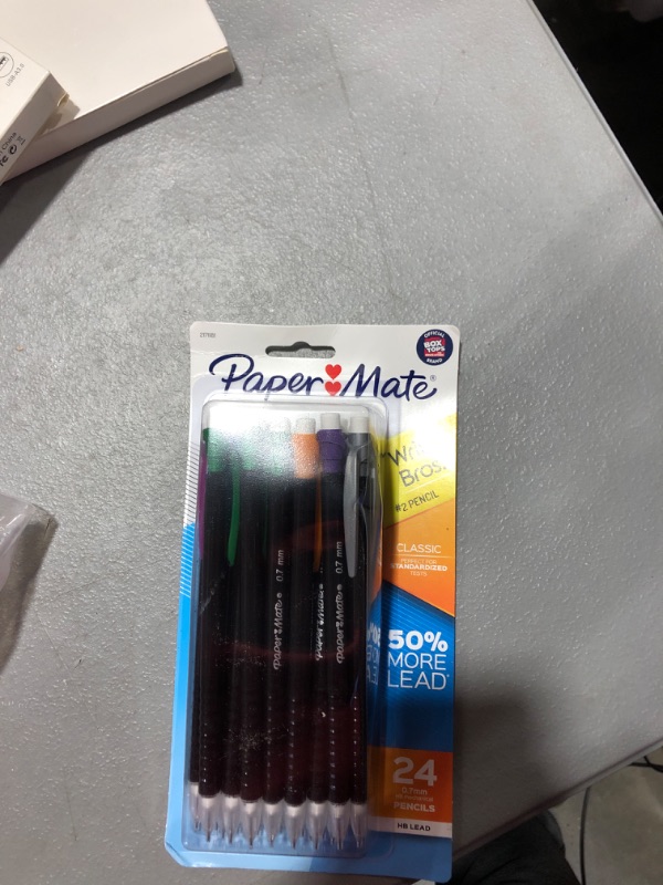 Photo 2 of Paper Mate Mechanical Pencils, Write Bros. Strong #2 Pencil for Less Lead Breakage, 0.9mm, 24 Count 0.9MM Pencils