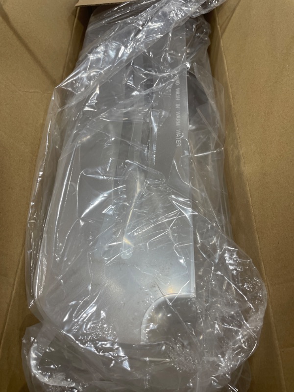 Photo 2 of 2 Pack 240323002 Refrigerator Door Bin Shelf Compatible with Frigidaire or Electrolux, Bottom 2 Shelves, Clear, Double Unit, Replaces PS429725, AH429725, AP2115742