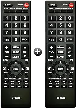 Photo 1 of ?Pack of 2? Universal Remote Control for Toshiba TVs Replacement All Toshiba LCD LED 3D HDTV 4K UHD Smart TV Remotes