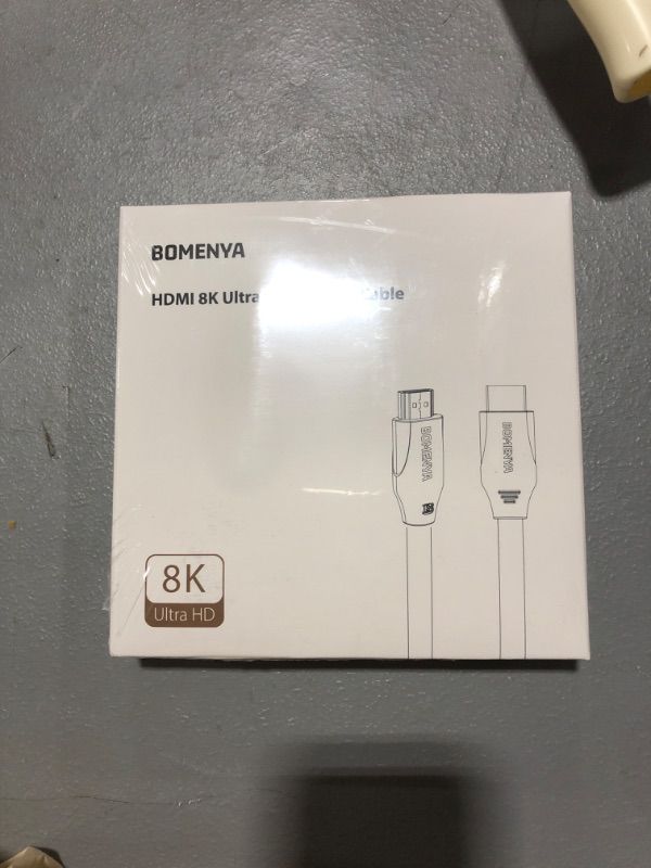 Photo 2 of BOMENYA 8K HDMI Cable 2.1 Long 7.2FT/2.2M, 48Gbps Ultra High Speed HDMI Cable 8K@60Hz/4K@120Hz eARC HDR10 HDCP Compatible with Dolby Vision Apple TV Sony LG Samsung Xbox Series X PS4 PS5 