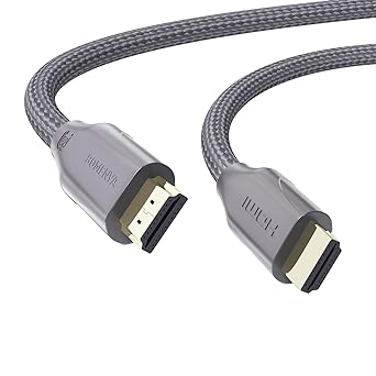 Photo 1 of BOMENYA 8K HDMI Cable 2.1 Long 7.2FT/2.2M, 48Gbps Ultra High Speed HDMI Cable 8K@60Hz/4K@120Hz eARC HDR10 HDCP Compatible with Dolby Vision Apple TV Sony LG Samsung Xbox Series X PS4 PS5 