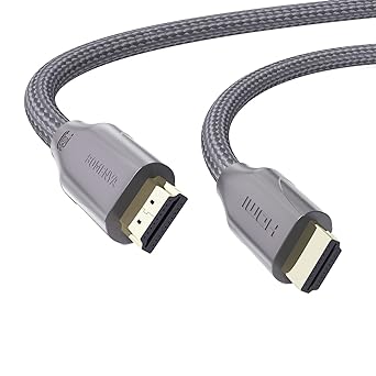 Photo 1 of BOMENYA 8K HDMI Cable 3.9FT/1.2M, 4K@120Hz/8K@60Hz High-Speed 60HZ 48Gbps Braided HDMI Cable-Compatible with HDMI 2.1, High Speed with Ethernet, Blu-ray/PS5/Xbox Series X/Switch 