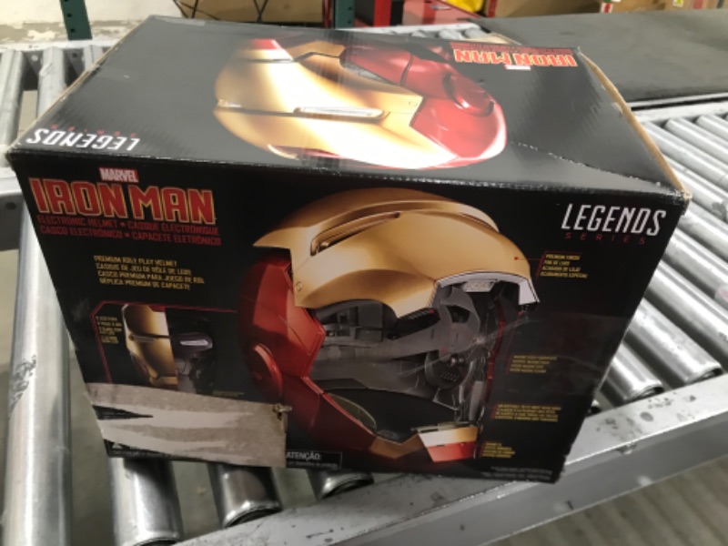 Photo 1 of Avengers Marvel Legends Iron Man Electronic Helmet - Multicolor
