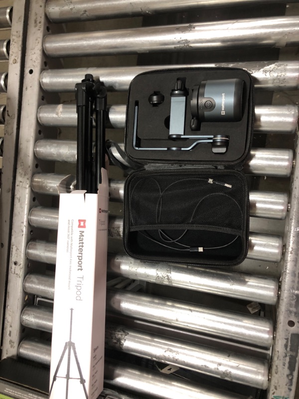 Photo 1 of Matterport Axis Gimbal Stabilizer - Motorized Rotating Mount for Professional 3D Virtual Tour 360 Photo Scans with Portable and Foldable Tripod AXIS + TRIPOD