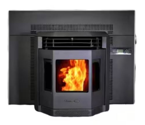 Photo 1 of 2800 sq. ft. EPA Certified Pellet Stove Fireplace Insert - HOPPER NOT INCLUDED