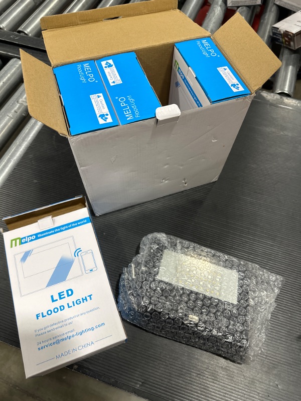 Photo 1 of LED Flood Light Outdoor, 300W Equivalent 3000LM Smart RGB Landscape Lighting with APP Control, DIY Scenes - Timing - 5700K Daylight White -Color Changing Uplight, IP66 Waterproof US Plug MELPO(4 Pack) 30W-4 pack