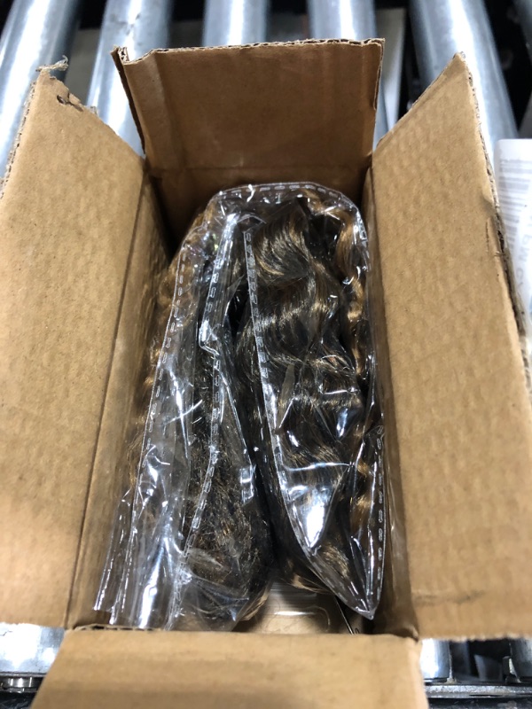 Photo 1 of HANNE 10 Strands 24 Inch Double Ended Wavy Dreadlock Extensions with Curly Ends for Women and Men Ombre Brown Goddess Curly Ends DE Dreads Extensions Locs Crochet Hair (24 inch, MT1B/27) 24 Inch DE Curly Dreads Ombre Curly Dreads