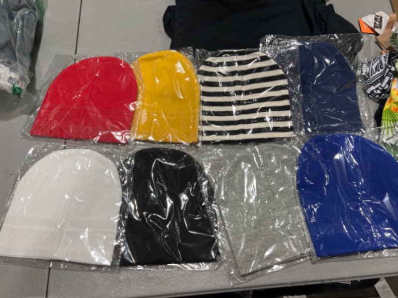 Photo 1 of 8 pieces of baby beanies 