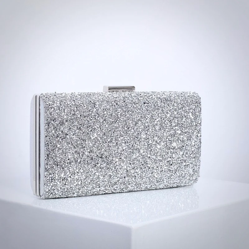Photo 1 of "Charlee" - Crystalized Bridal Handbag Clutch