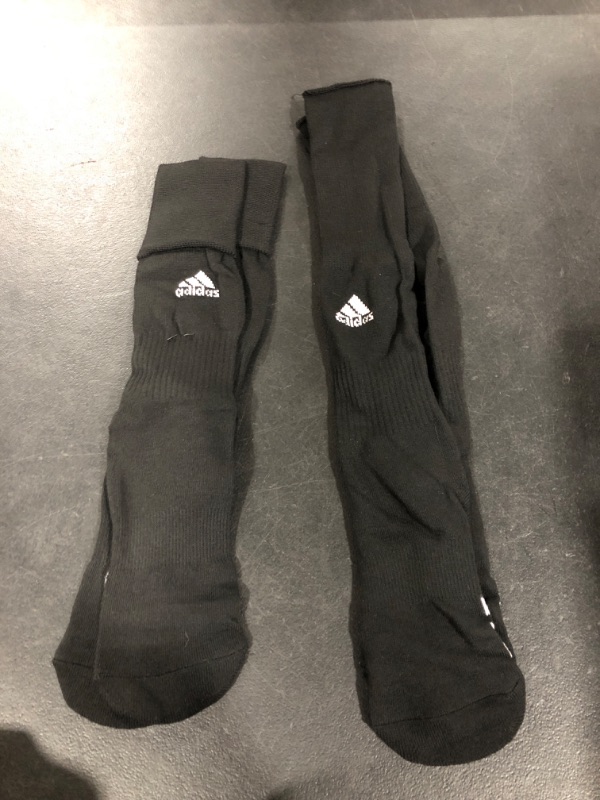 Photo 2 of adidas unisex Rivalry Soccer (2-pair) OTC Sock Team Small Black/White