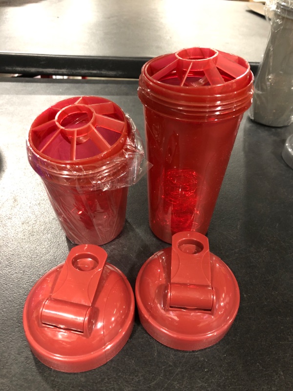 Photo 1 of  Shaker Bottles for Protein Mixes BPA-Free & Dishwasher Safe | 24 oz protein shaker bottle | Shaker Cups for protein shakes | Blender Shaker Bottle 
